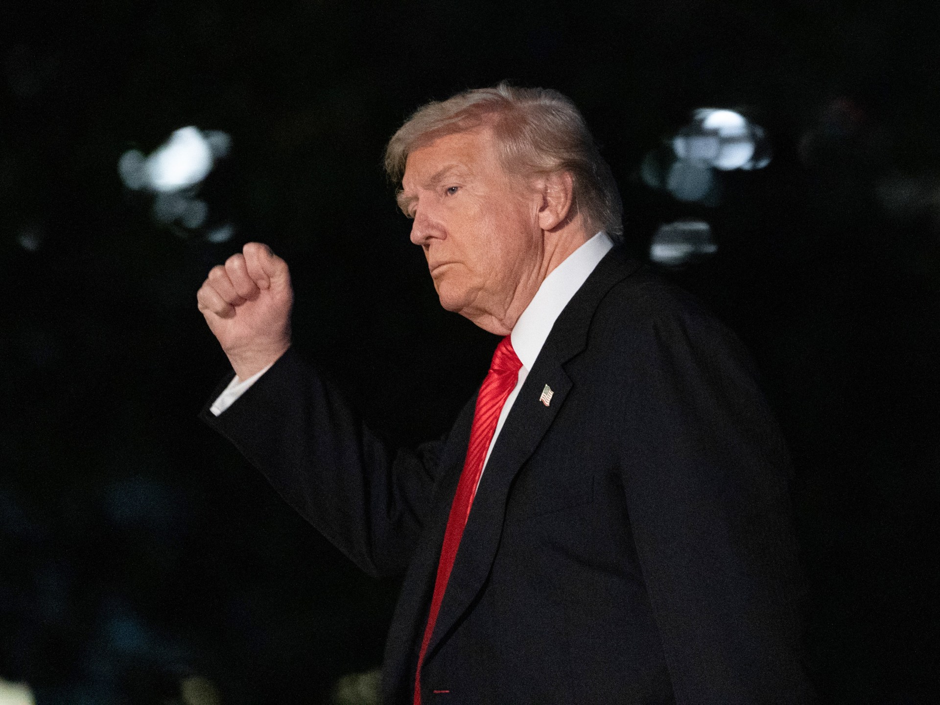 Tổng thống Donald Trump trong một cuộc phỏng vấn