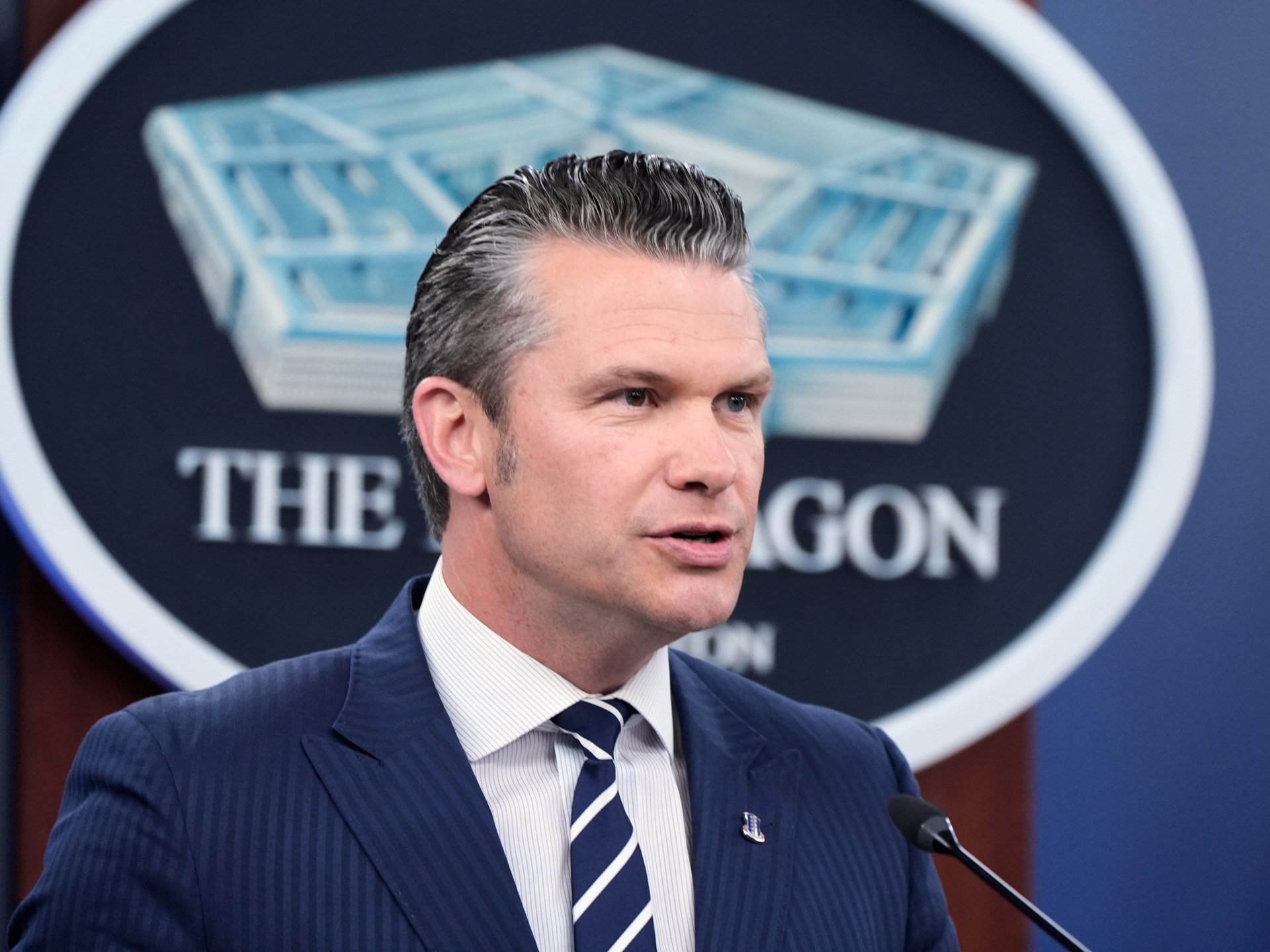 Tàu quân sự Mỹ trong một chiến dịch tuần tra trên biển