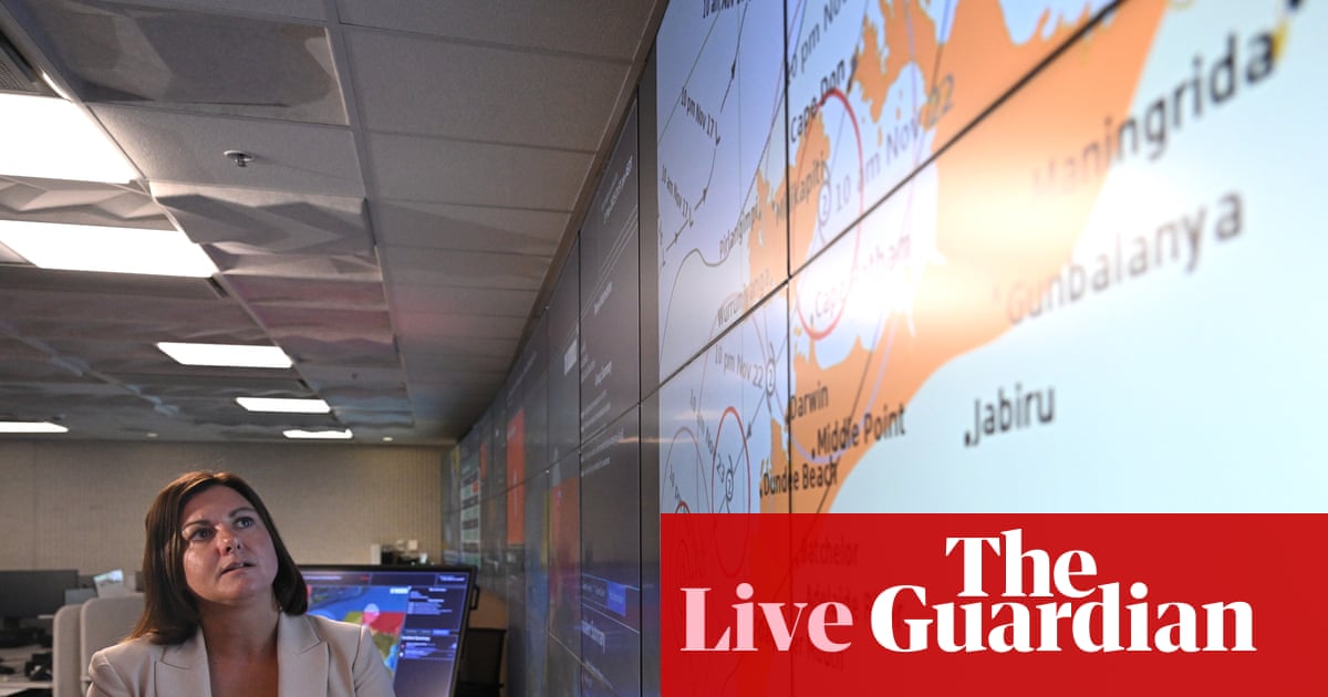 Bão nhiệt đới Fina đang ảnh hưởng đến Lãnh thổ Bắc Úc