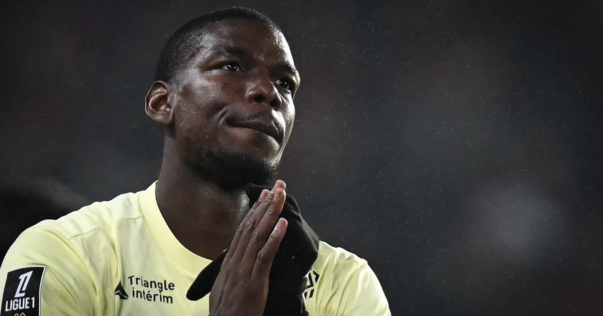 Paul Pogba trong trận đấu giữa Rennes v&agrave; Monaco tại Ligue 1
