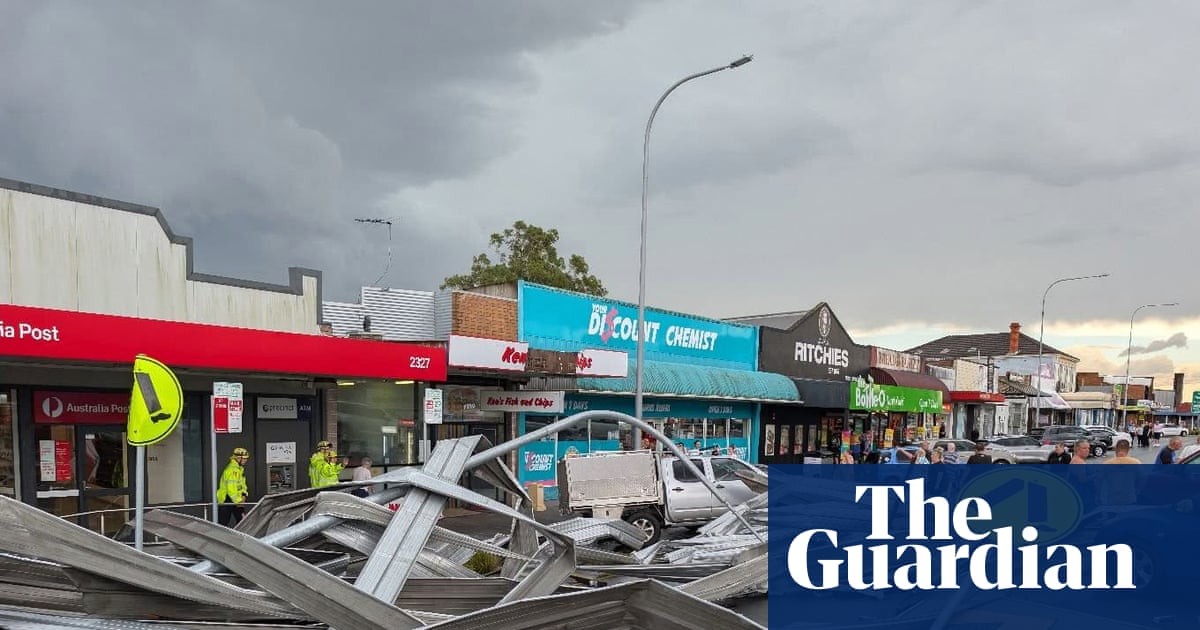 C&acirc;y đổ tr&ecirc;n đường phố do b&atilde;o tại New South Wales