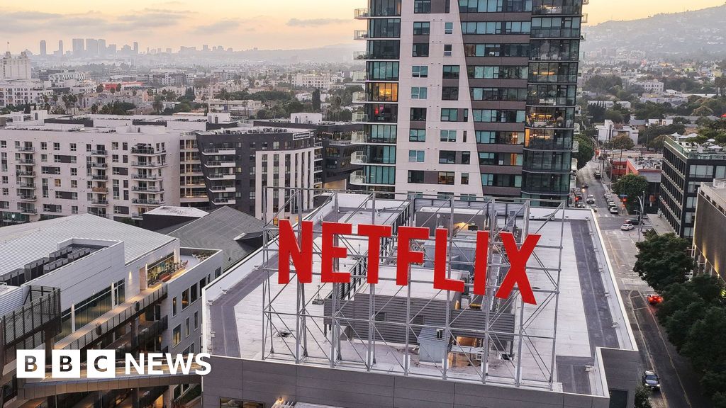 Logo Netflix v&agrave; Warner Bros Discovery, biểu tượng s&aacute;p nhập