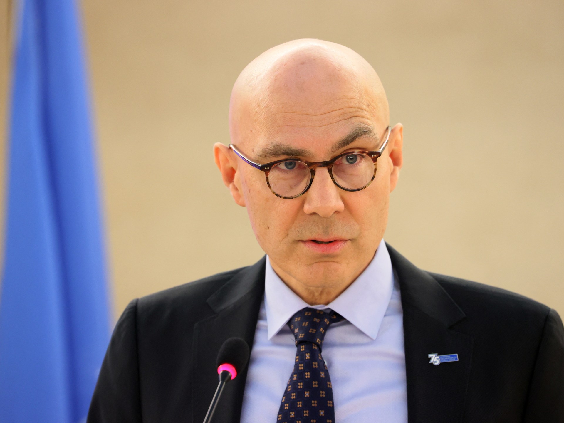 Cao ủy Nh&acirc;n quyền Li&ecirc;n Hợp Quốc Volker Turk ph&aacute;t biểu